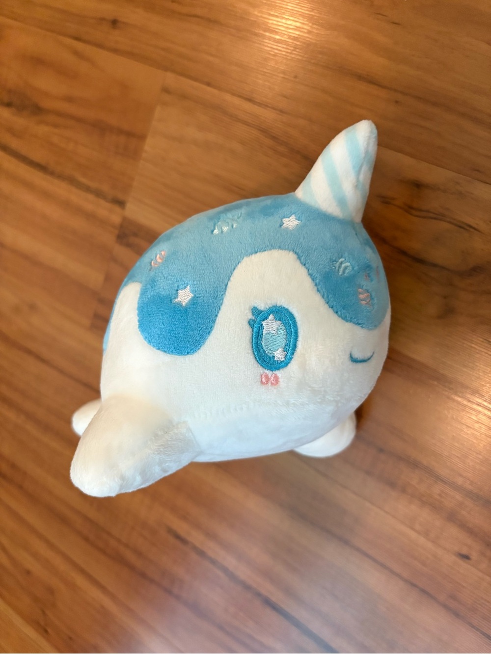 Tasty Peach Aurora Blue Raspberry Nomwhal Plush